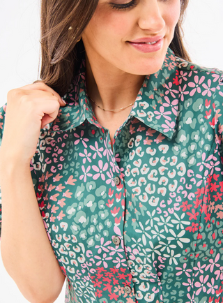 Open Meadows Green Dress