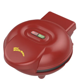 Mini Waffle Maker Red