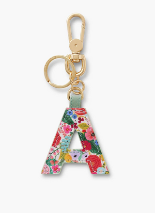 Garden Party Monogram Keychain