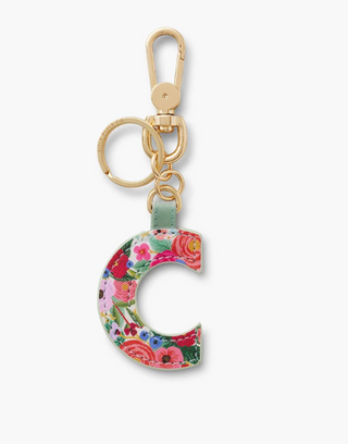 Garden Party Monogram Keychain