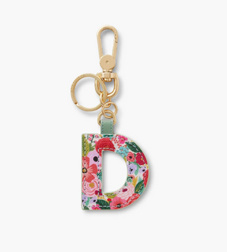 Garden Party Monogram Keychain