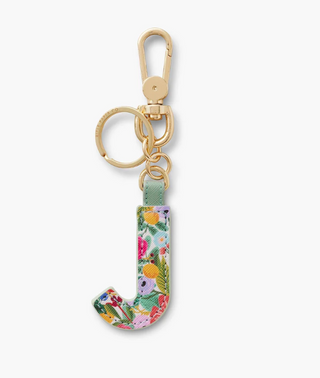 Garden Party Monogram Keychain