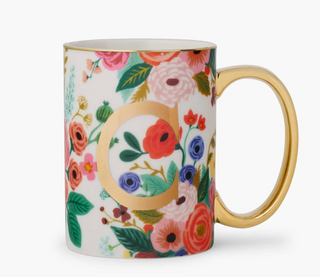 Garden Party Monogram Mug