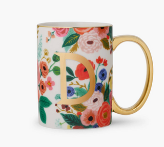 Garden Party Monogram Mug