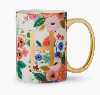 Garden Party Monogram Mug