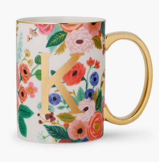 Garden Party Monogram Mug