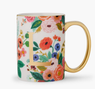 Garden Party Monogram Mug