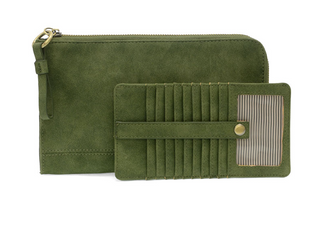 Suede Karina Convertible Wristlet & Wallet