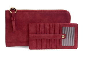 Suede Karina Convertible Wristlet & Wallet