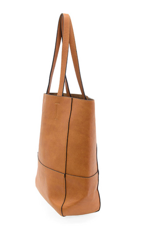 Faith Raw Edge Tote Neutrals