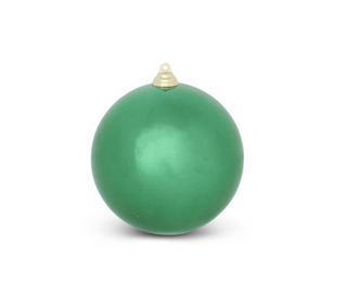 Dark Green Shatterproof Ornament