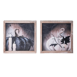 Halloween Pumpkin Framed Art