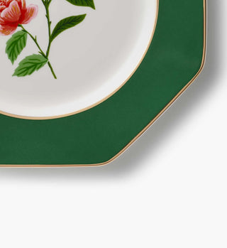 Porcelain Dessert Plate Set- Floral