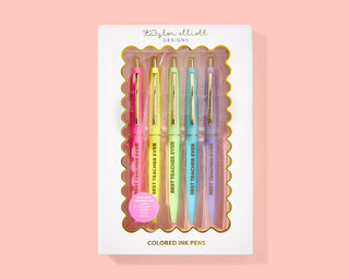 Best Teacher Ever Pen Set