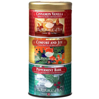 Holiday Stackable Tea Tin