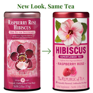 Raspberry Hibiscus Rose Tea