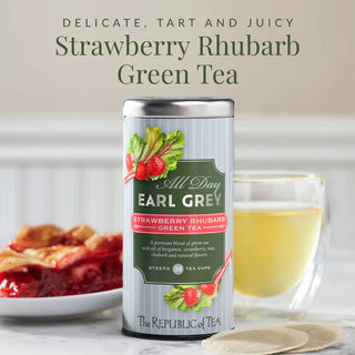 All Day Earl Grey Strawberry Rhubarb Green