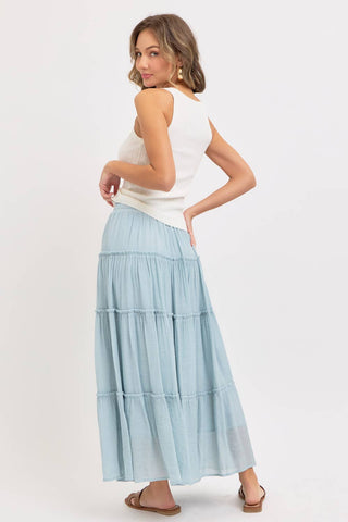 Tiered Maxi Skirt