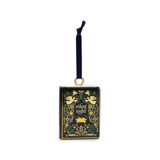 Ceramic Book Ornament, Silent Night