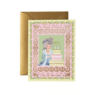 Let Us Eat Cake Birthday Card