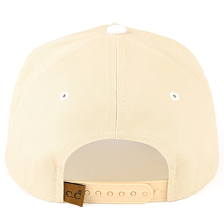 C.C BRIDE Letter Embroidered Two Tone Trucker Cap