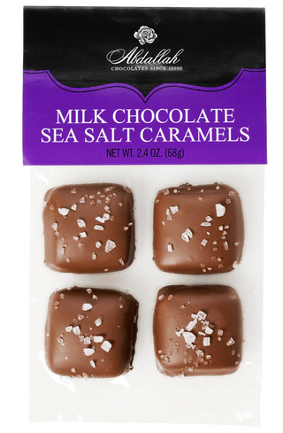 Milk Chocolate Sea Salt Caramels- 2.4 oz.