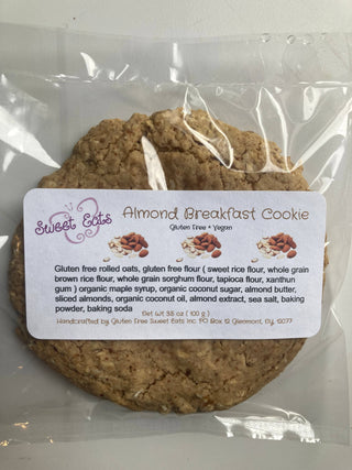GF + Vegan Almond Breakfast Cookie