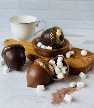 Halloween and Fall Hot Chocolate Bomb Acorn, Hot Cocoa