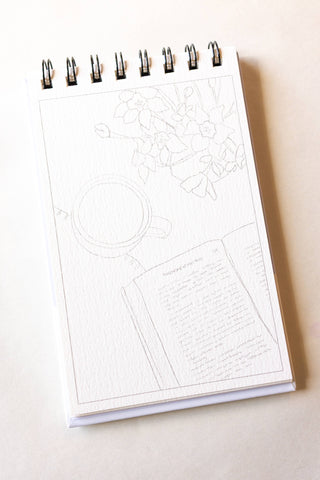 A little bit of winter - mini watercoloring book