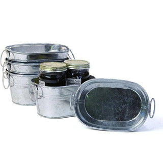 6 inch galvanized Oval Tub