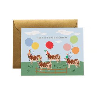 Herd It's Your Birthday Card