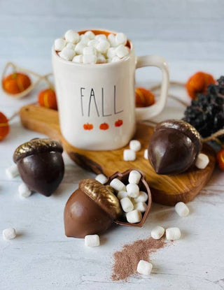 Halloween and Fall Hot Chocolate Bomb Acorn, Hot Cocoa