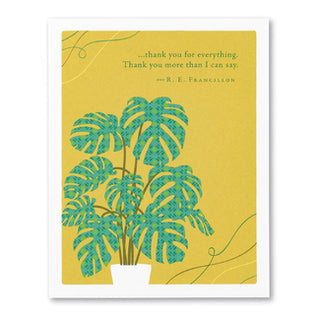 Thank You For Everything Card