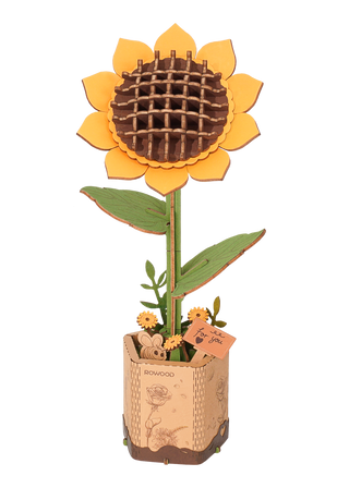 3D Wooden Flower Puzzle