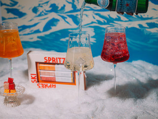 Après-Ski Spritzer Mixer Cube Trio for Champagne/Wine