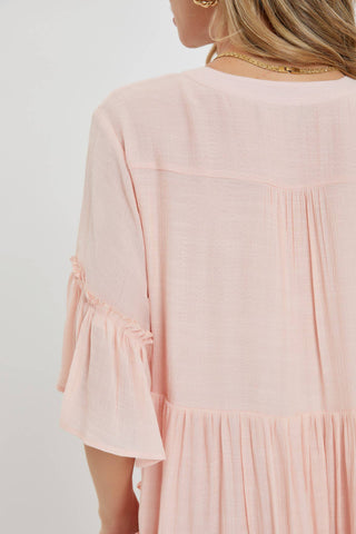 Tiered Shirt Dress