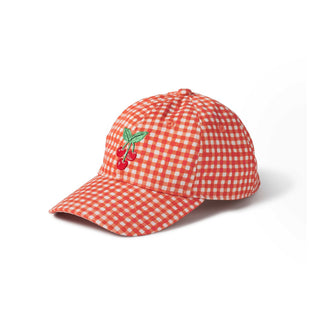Gingham Cherries Baseball Cap