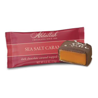 Dark Chocolate Sea Salt Caramels - .6 oz.