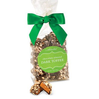 Holiday Dark Chocolate Almond Toffee - 7. oz.