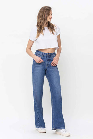 90'S Vintage Super High Rise Loose Fit Jeans