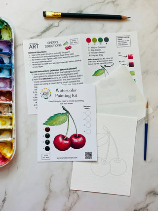 Cherry Watercolor Kit