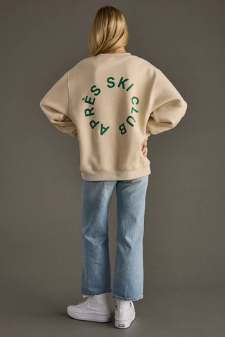 Tan Apres Ski Club Sweatshirt
