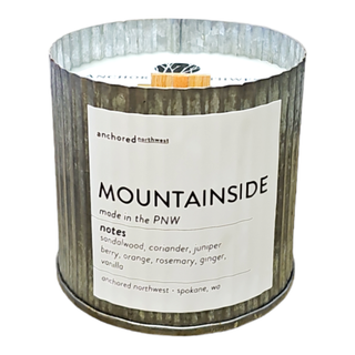 Mountainside Rustic Vintage Farmhouse Wood Wick Candle