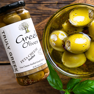 Feta Cheese Stuffed Greek Olives