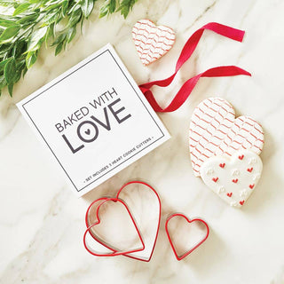 Heart Cookie Cutter Book Box - Set of 3