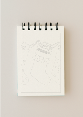 A little bit of christmas - mini watercoloring book