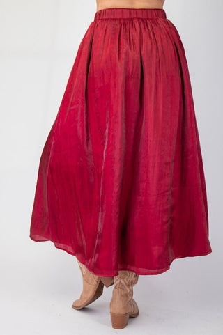 Silky Satin Maxi Skirt