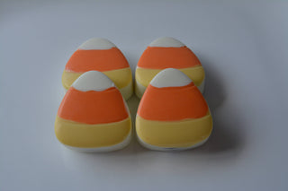 Fall and Halloween Candy Corn shaped Chocolate Oreo
