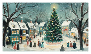 CHR1224 - Village Tree Christmas Jigsaw Puzzle 600pc