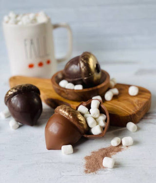 Halloween and Fall Hot Chocolate Bomb Acorn, Hot Cocoa